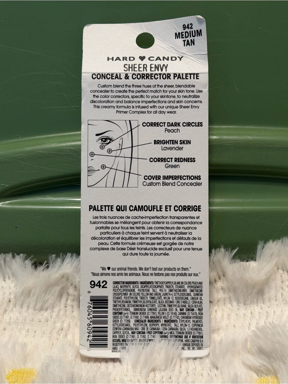 Hard Candy Sheer Envy Correct & Conceal Palette - Medium Tan